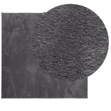 Vidaxl vloerkleed huarte laagpolig zacht wasbaar 200x200 cm antraciet - afbeelding 3