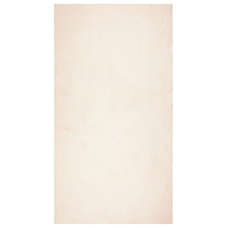 Vidaxl vloerkleed huarte laagpolig zacht wasbaar 80x150 cm beige
