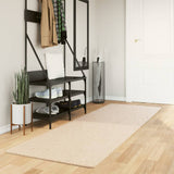 Vidaxl vloerkleed huarte laagpolig zacht wasbaar 80x250 cm beige - afbeelding 1