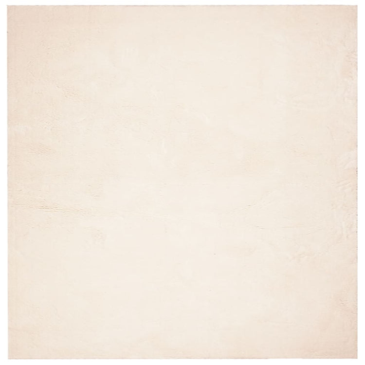 Vidaxl vloerkleed huarte laagpolig zacht wasbaar 160x160 cm beige