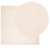 Vidaxl vloerkleed huarte laagpolig zacht wasbaar 160x160 cm beige - afbeelding 3
