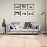 Vidaxl vloerkleed huarte laagpolig zacht wasbaar 200x200 cm beige - afbeelding 1