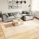 Vidaxl vloerkleed huarte laagpolig zacht wasbaar 240x340 cm beige - afbeelding 1
