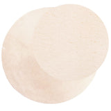 Vidaxl vloerkleed huarte laagpolig zacht wasbaar ø 100 cm beige - afbeelding 3