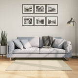 Vidaxl vloerkleed huarte laagpolig zacht wasbaar 120x120 cm crème - afbeelding 1