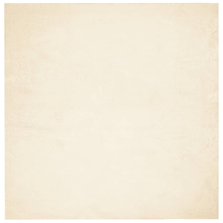 Vidaxl vloerkleed huarte laagpolig zacht wasbaar 200x200 cm crème