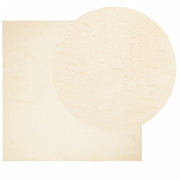 Vidaxl vloerkleed huarte laagpolig zacht wasbaar 200x200 cm crème - afbeelding 3