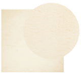 Vidaxl vloerkleed huarte laagpolig zacht wasbaar 240x240 cm crème - afbeelding 3