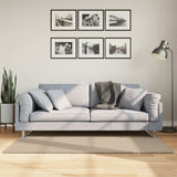 Vidaxl vloerkleed huarte laagpolig zacht wasbaar 80x150 cm zandkleurig - afbeelding 1