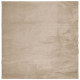 Vidaxl vloerkleed huarte laagpolig zacht wasbaar 160x160cm zandkleurig - afbeelding 2