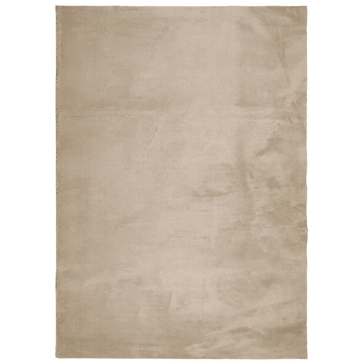 Vidaxl vloerkleed huarte laagpolig zacht wasbaar 200x280cm zandkleurig