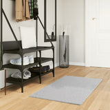 Vidaxl vloerkleed huarte laagpolig zacht wasbaar 60x110 cm grijs - afbeelding 1