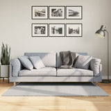 Vidaxl vloerkleed huarte laagpolig zacht wasbaar 80x150 cm grijs - afbeelding 1