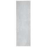 Vidaxl vloerkleed huarte laagpolig zacht wasbaar 80x250 cm grijs - afbeelding 2