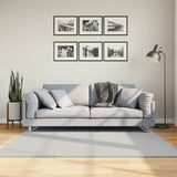 Vidaxl vloerkleed huarte laagpolig zacht wasbaar 160x160 cm grijs - afbeelding 1
