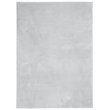 Vidaxl vloerkleed huarte laagpolig zacht wasbaar 160x230 cm grijs - afbeelding 2