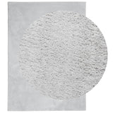Vidaxl vloerkleed huarte laagpolig zacht wasbaar 160x230 cm grijs - afbeelding 3