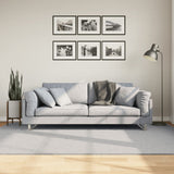 Vidaxl vloerkleed huarte laagpolig zacht wasbaar 160x230 cm grijs - afbeelding 1