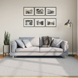 Vidaxl vloerkleed huarte laagpolig zacht wasbaar 200x200 cm grijs - afbeelding 1