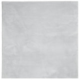 Vidaxl vloerkleed huarte laagpolig zacht wasbaar 240x240 cm grijs - afbeelding 2
