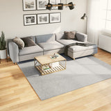 Vidaxl vloerkleed huarte laagpolig zacht wasbaar 240x240 cm grijs - afbeelding 1