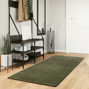 Vidaxl vloerkleed huarte laagpolig zacht wasbaar 80x200 cm bosgroen - afbeelding 1