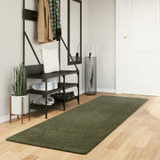Vidaxl vloerkleed huarte laagpolig zacht wasbaar 80x250 cm bosgroen - afbeelding 1