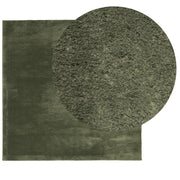 Vidaxl vloerkleed huarte laagpolig zacht wasbaar 200x200 cm bosgroen - afbeelding 3
