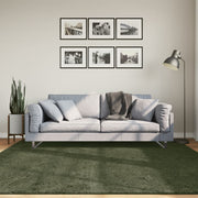Vidaxl vloerkleed huarte laagpolig zacht wasbaar 200x200 cm bosgroen - afbeelding 1