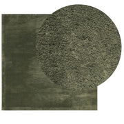 Vidaxl vloerkleed huarte laagpolig zacht wasbaar 240x240 cm bosgroen - afbeelding 3