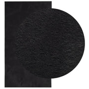 Vidaxl vloerkleed huarte laagpolig zacht wasbaar 80x150 cm zwart - afbeelding 3
