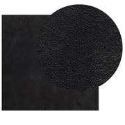 Vidaxl vloerkleed huarte laagpolig zacht wasbaar 200x200 cm zwart - afbeelding 3