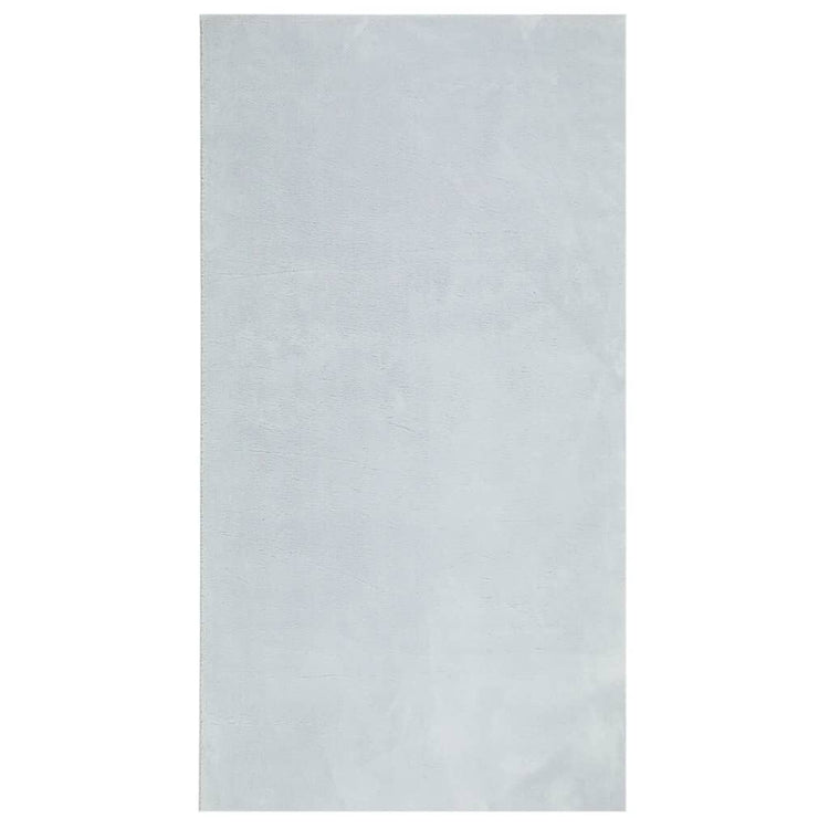 Vidaxl vloerkleed huarte laagpolig zacht wasbaar 80x150 cm blauw