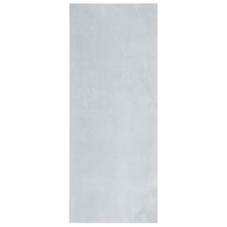 Vidaxl vloerkleed huarte laagpolig zacht wasbaar 80x200 cm blauw