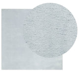 Vidaxl vloerkleed huarte laagpolig zacht wasbaar 120x120 cm blauw - afbeelding 3