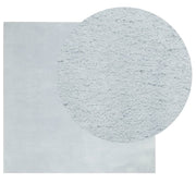 Vidaxl vloerkleed huarte laagpolig zacht wasbaar 120x120 cm blauw - afbeelding 3
