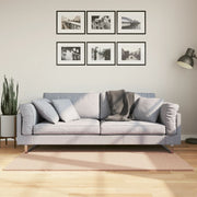 Vidaxl vloerkleed huarte laagpolig zacht wasbaar 80x150 cm roze - afbeelding 1