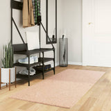 Vidaxl vloerkleed huarte laagpolig zacht wasbaar 80x200 cm roze - afbeelding 1
