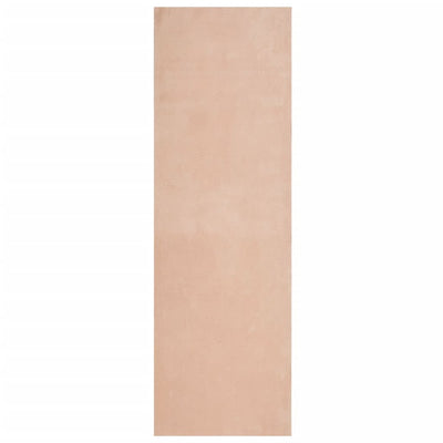Vidaxl vloerkleed huarte laagpolig zacht wasbaar 80x250 cm roze