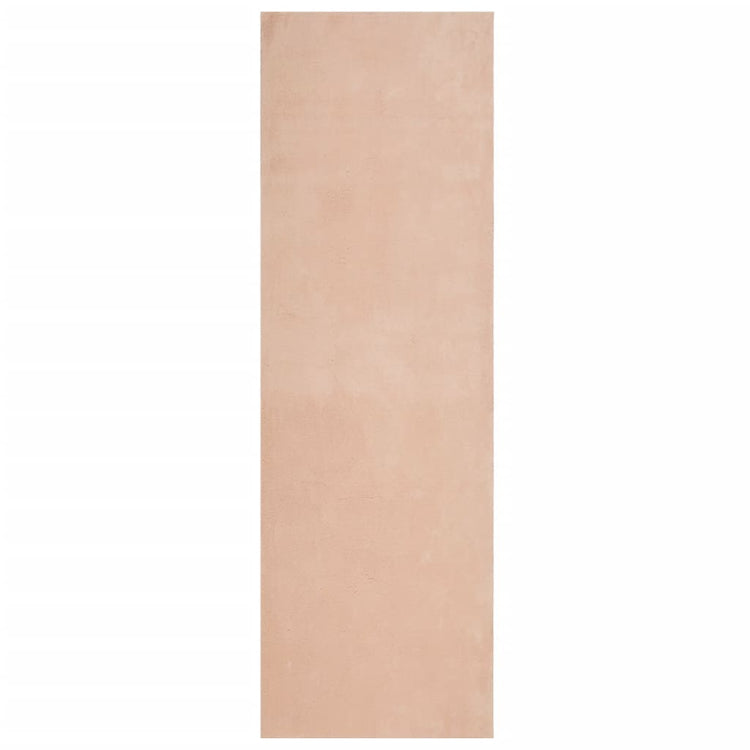 Vidaxl vloerkleed huarte laagpolig zacht wasbaar 80x250 cm roze