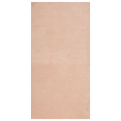 Vidaxl vloerkleed huarte laagpolig zacht wasbaar 100x200 cm roze
