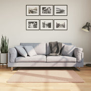 Vidaxl vloerkleed huarte laagpolig zacht wasbaar 120x120 cm roze - afbeelding 1