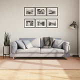 Vidaxl vloerkleed huarte laagpolig zacht wasbaar 140x200 cm roze - afbeelding 1