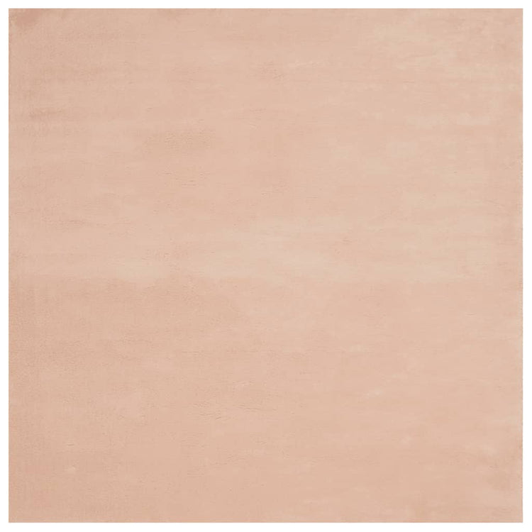 Vidaxl vloerkleed huarte laagpolig zacht wasbaar 200x200 cm roze