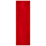 Vidaxl vloerkleed huarte laagpolig zacht wasbaar 80x250 cm rood - afbeelding 2