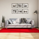 Vidaxl vloerkleed huarte laagpolig zacht wasbaar 100x200 cm rood - afbeelding 1