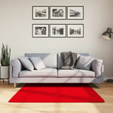 Vidaxl vloerkleed huarte laagpolig zacht wasbaar 120x120 cm rood - afbeelding 1