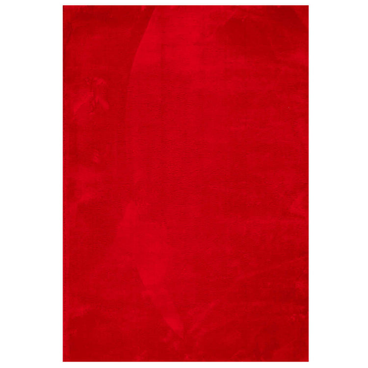 Vidaxl vloerkleed huarte laagpolig zacht wasbaar 120x170 cm rood
