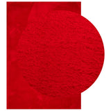 Vidaxl vloerkleed huarte laagpolig zacht wasbaar 120x170 cm rood - afbeelding 3
