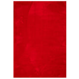 Vidaxl vloerkleed huarte laagpolig zacht wasbaar 140x200 cm rood - afbeelding 2